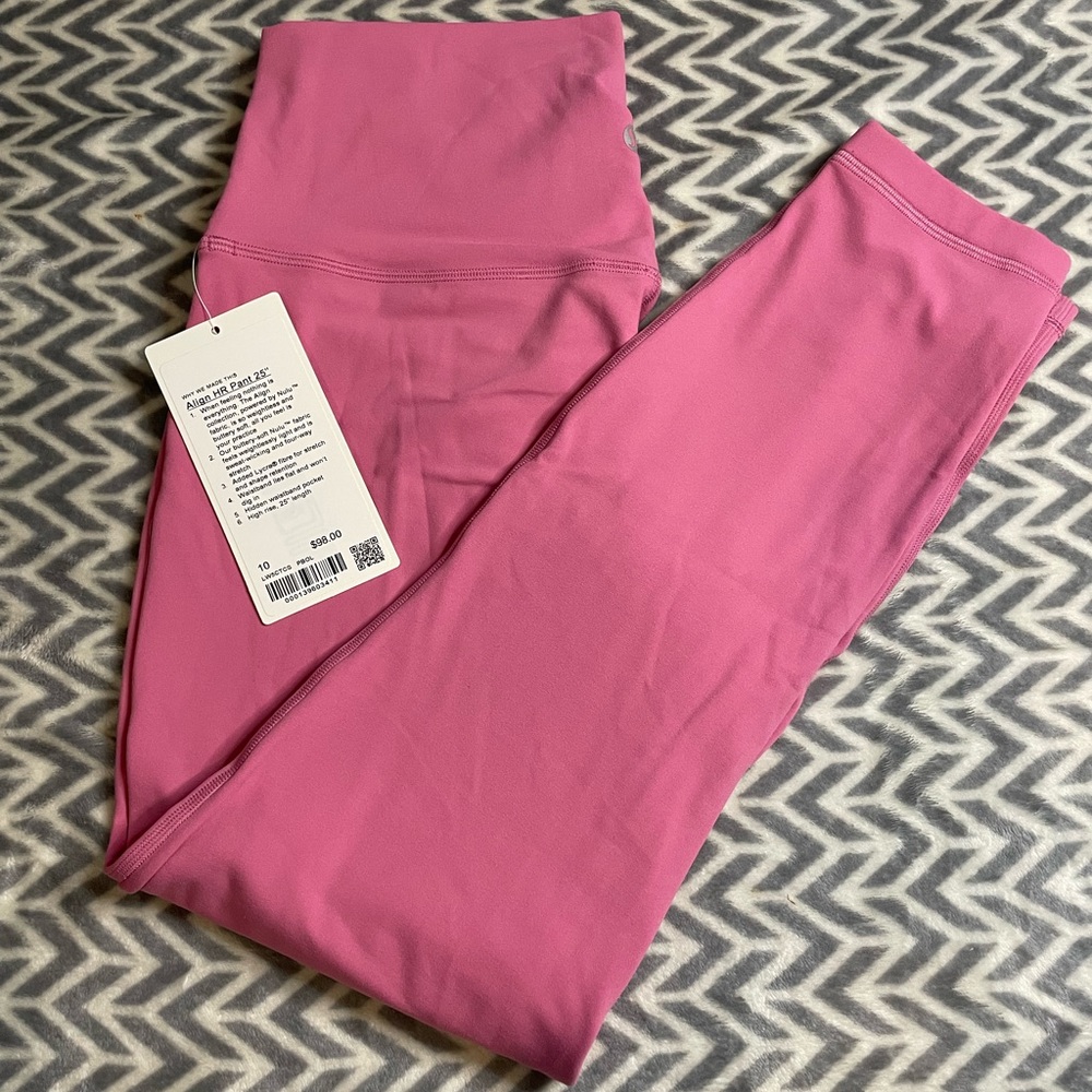 NWT align 25”- blossom pink